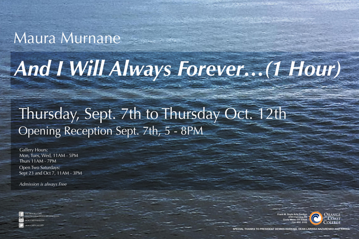 Poster of I will always..forever with background of still water