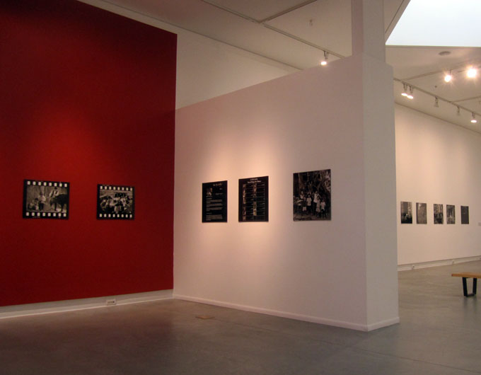 view of the photo gallery in one section of the gallery