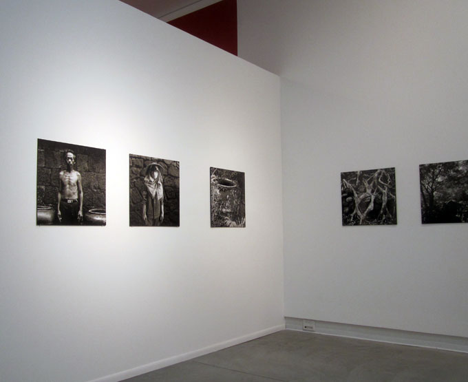 View of the photos at the corner area of the gallery