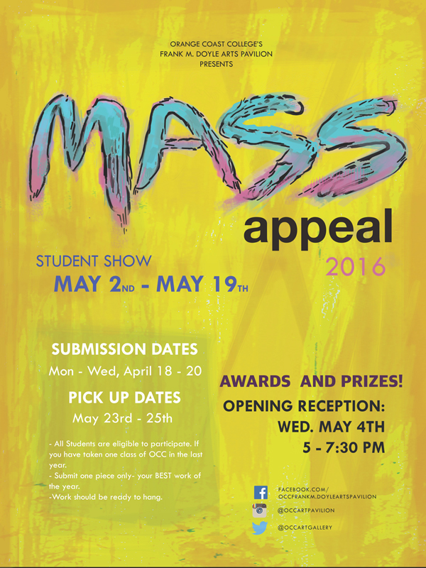 mass appeal 2016 poster with event information