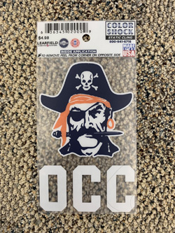 OCC Pete the Pirate Logo sticker