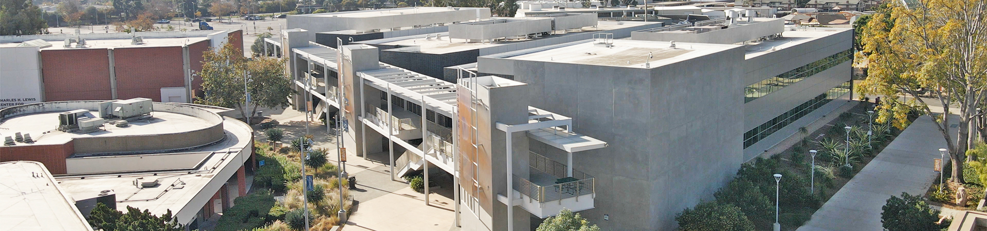 Aerial view of the Consumer & Health Sciences building