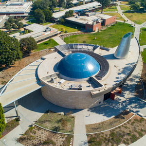Aerial view of planetarium