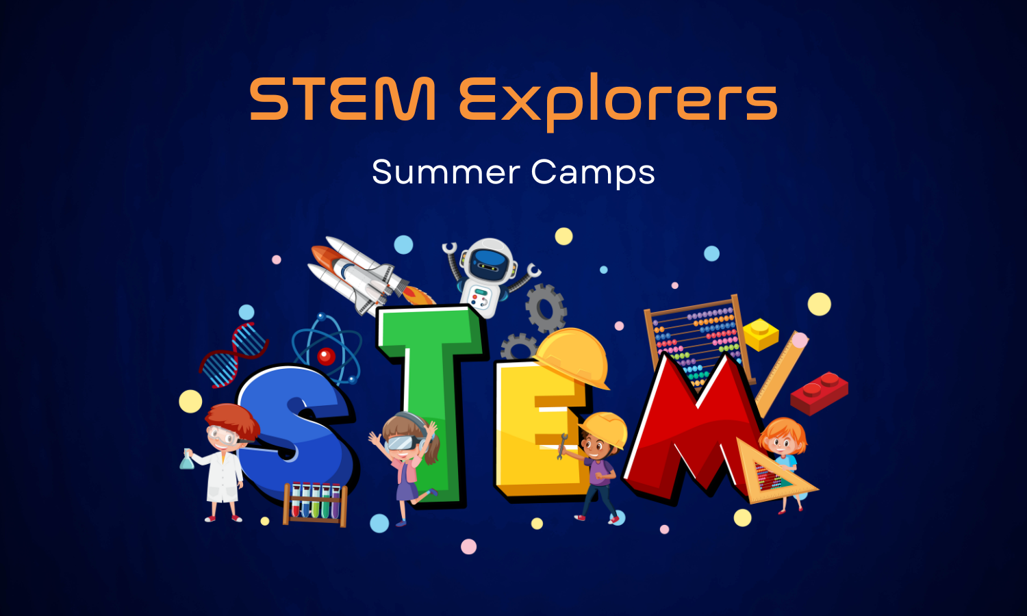 stem explorers summer camps logo