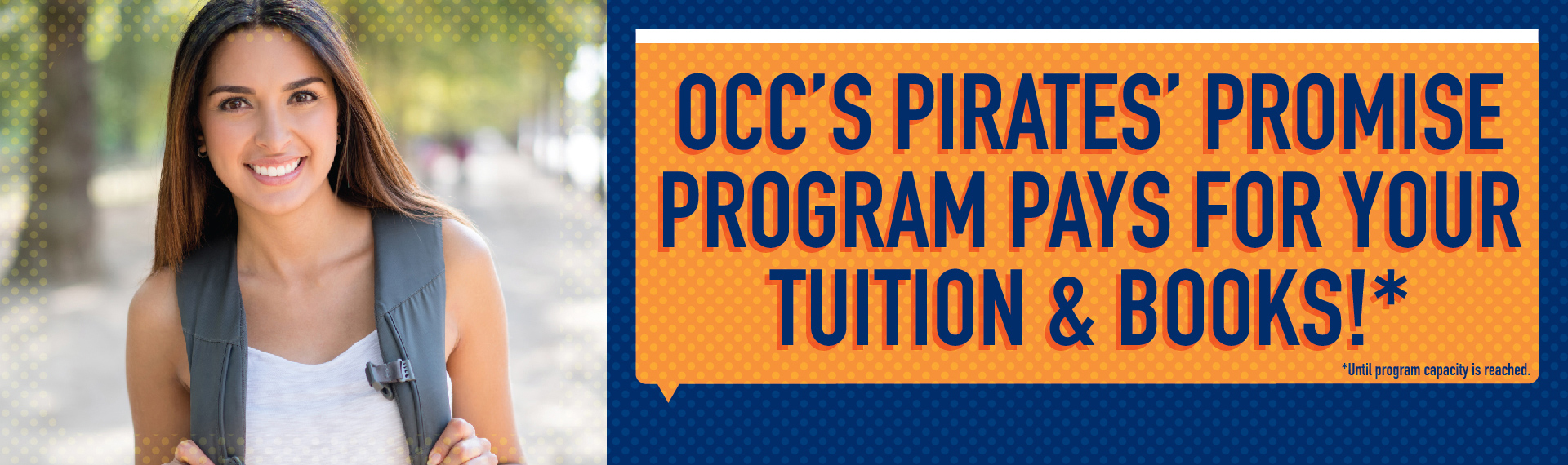 Pirates' Promise pays for your tuition and books