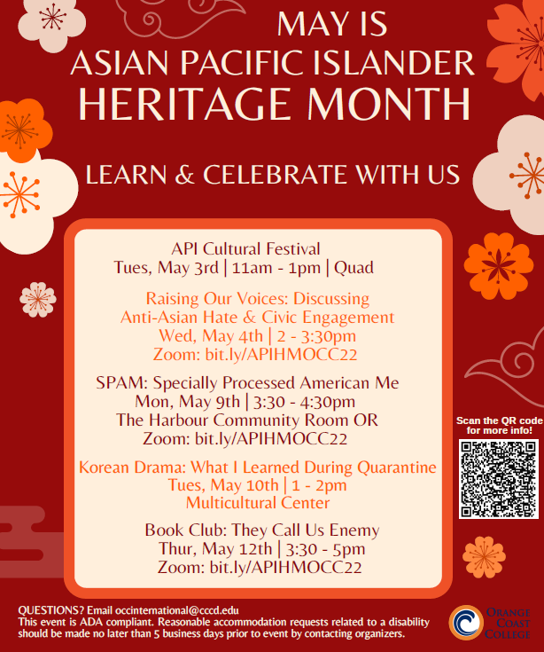 API Heritage Month Flyer